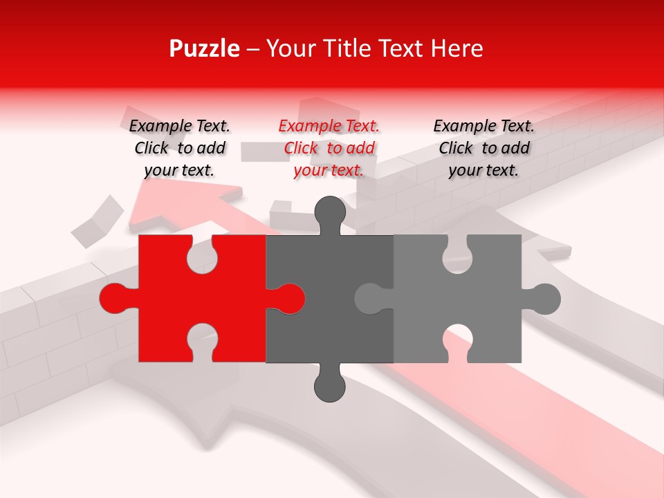 Arrow Achievement Forward PowerPoint Template