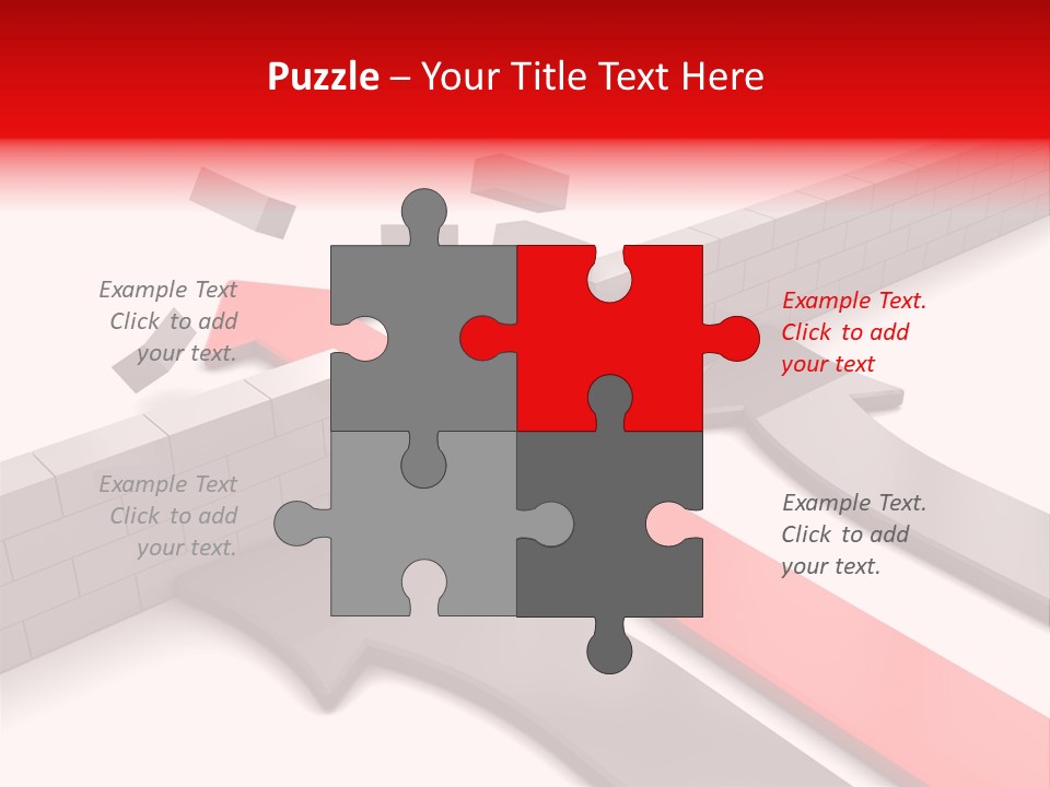 Arrow Achievement Forward PowerPoint Template