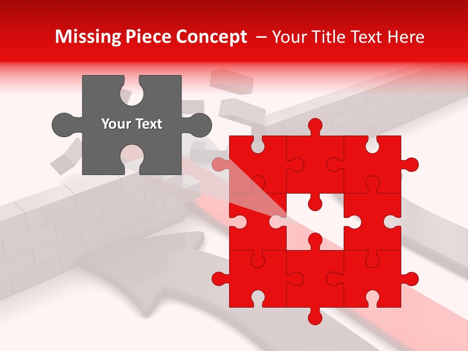 Arrow Achievement Forward PowerPoint Template