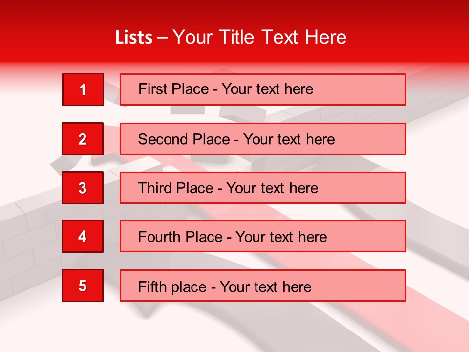 Arrow Achievement Forward PowerPoint Template
