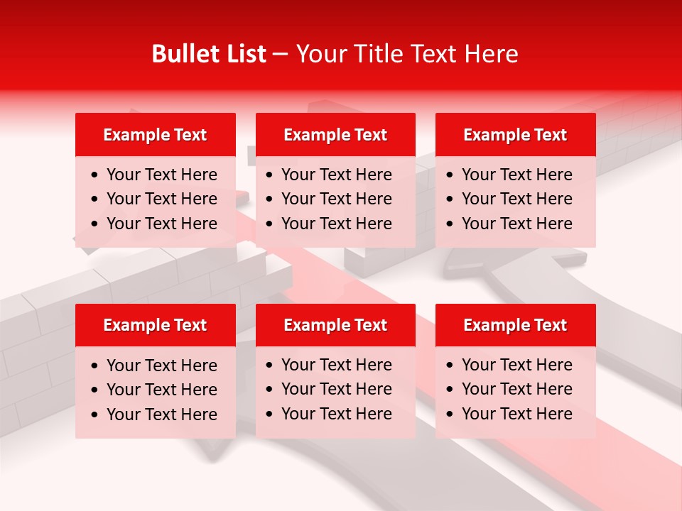 Arrow Achievement Forward PowerPoint Template