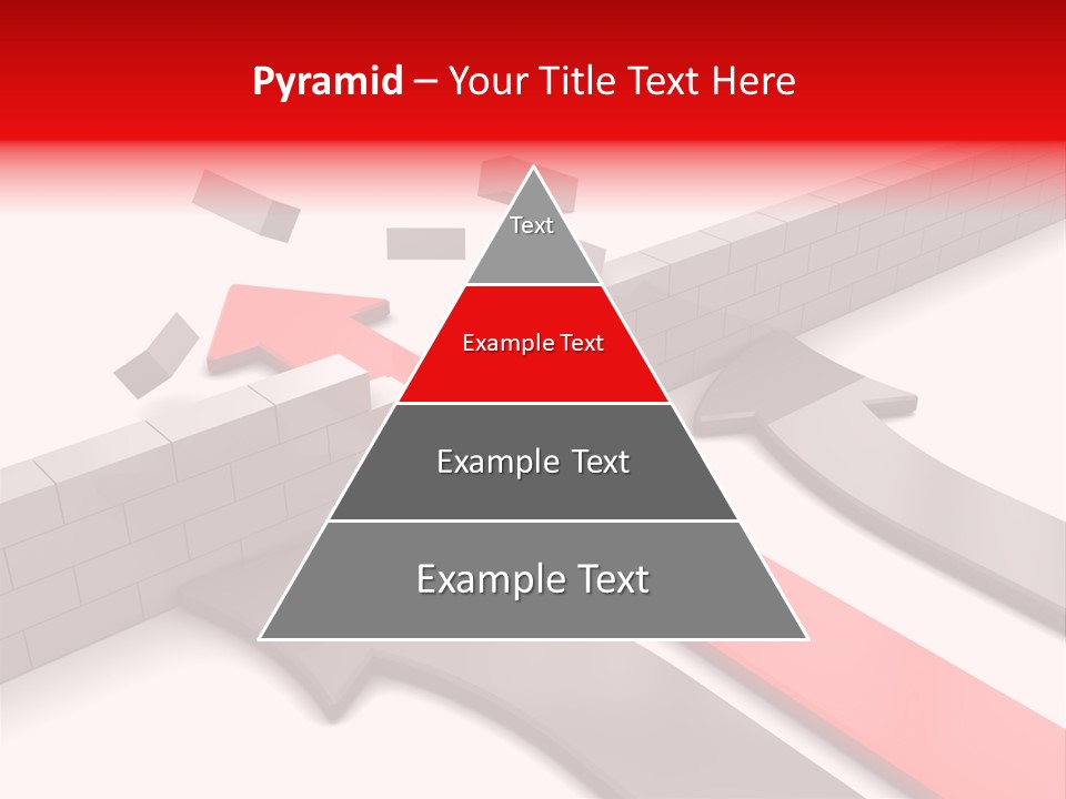 Arrow Achievement Forward PowerPoint Template