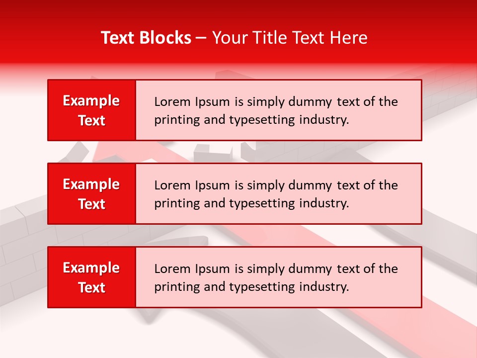 Arrow Achievement Forward PowerPoint Template