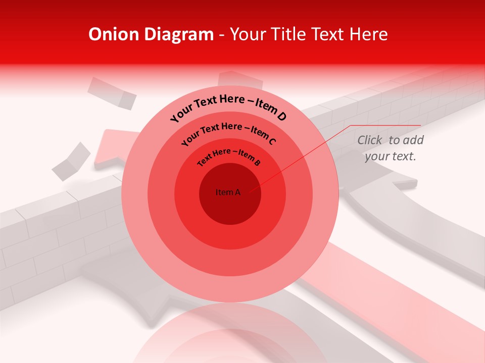 Arrow Achievement Forward PowerPoint Template