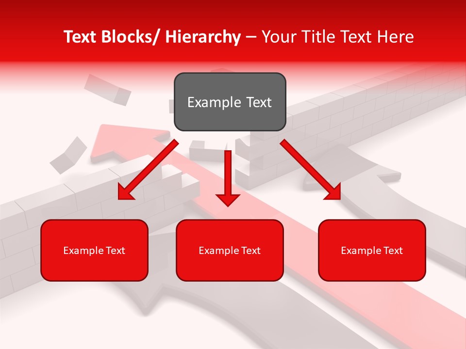 Arrow Achievement Forward PowerPoint Template