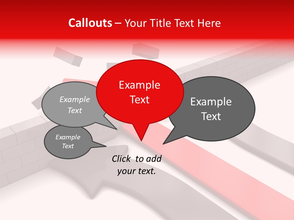 Arrow Achievement Forward PowerPoint Template