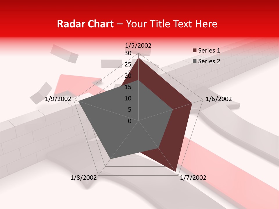 Arrow Achievement Forward PowerPoint Template