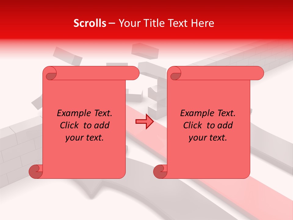 Arrow Achievement Forward PowerPoint Template