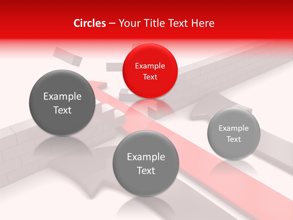 Arrow Achievement Forward PowerPoint Template