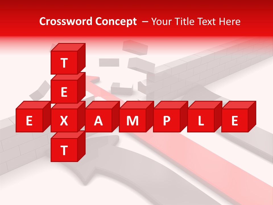 Arrow Achievement Forward PowerPoint Template