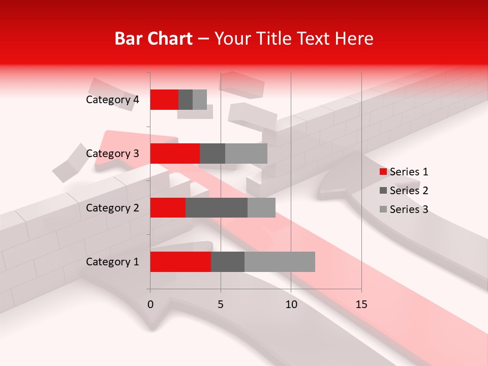 Arrow Achievement Forward PowerPoint Template