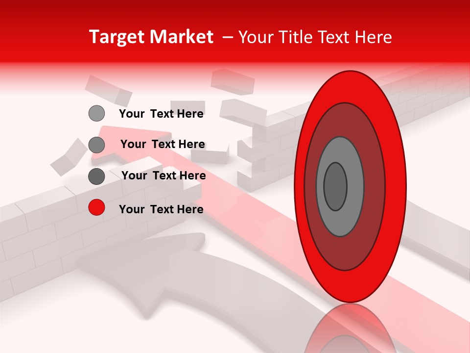 Arrow Achievement Forward PowerPoint Template