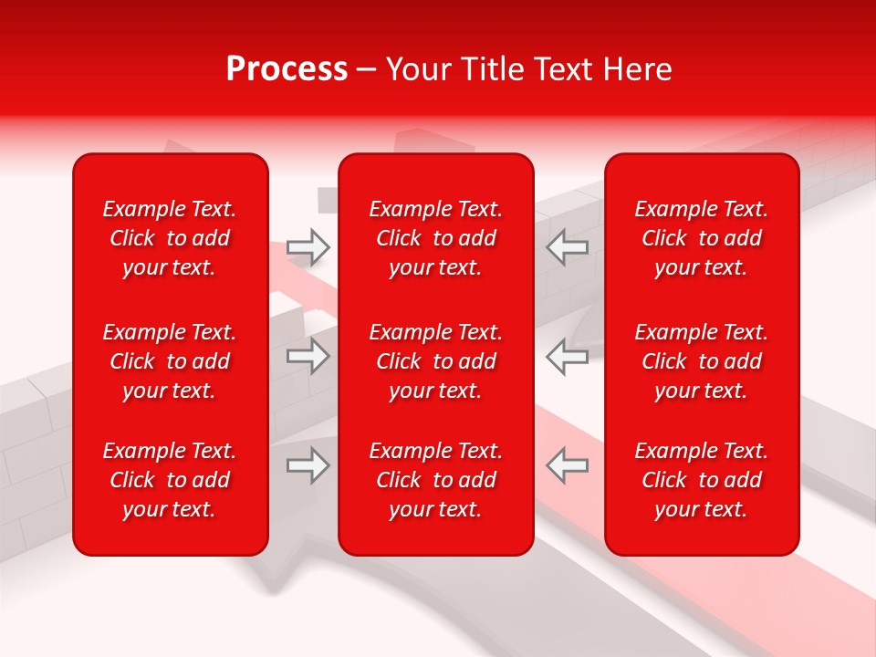 Arrow Achievement Forward PowerPoint Template