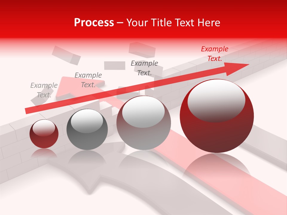 Arrow Achievement Forward PowerPoint Template