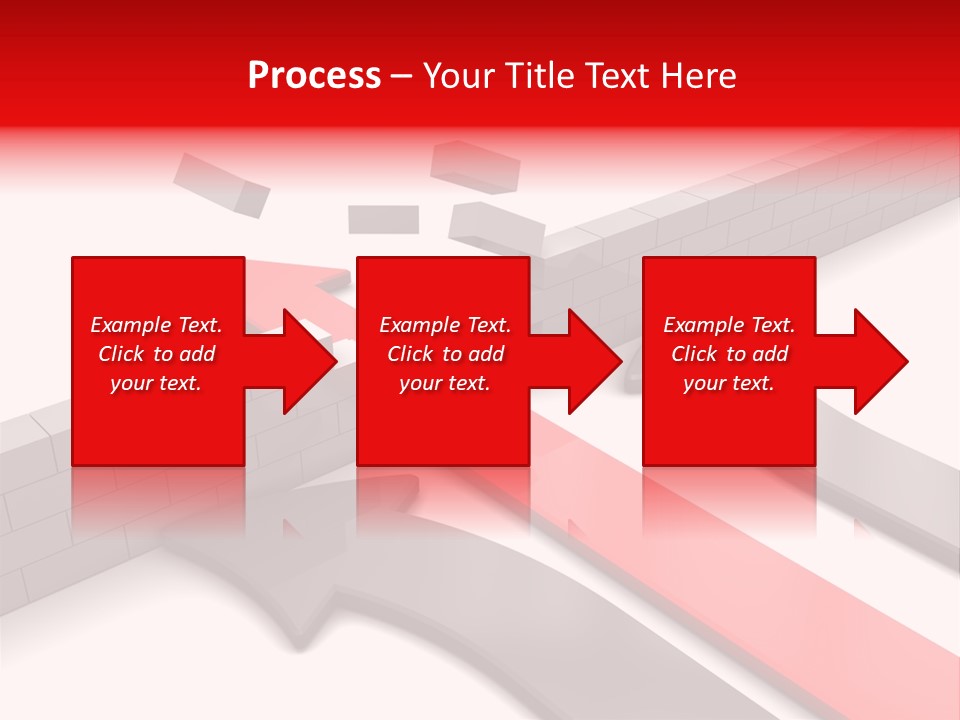 Arrow Achievement Forward PowerPoint Template