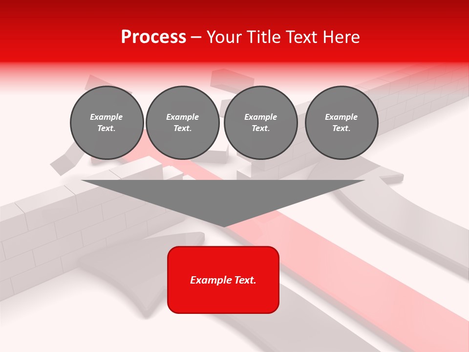 Arrow Achievement Forward PowerPoint Template