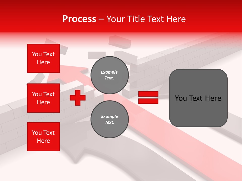 Arrow Achievement Forward PowerPoint Template