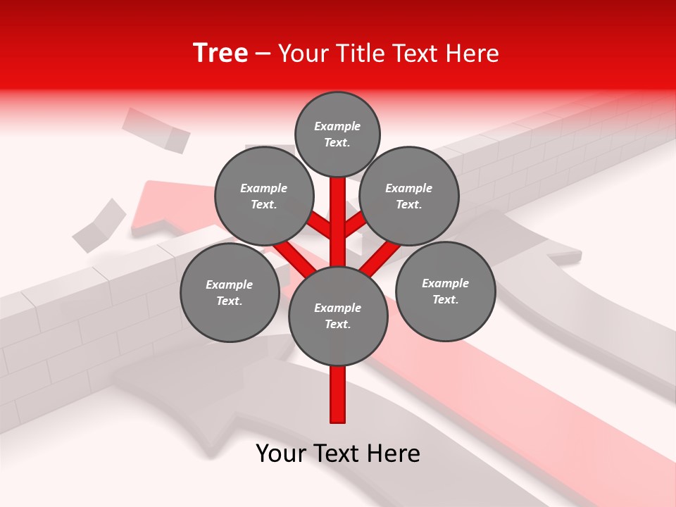 Arrow Achievement Forward PowerPoint Template
