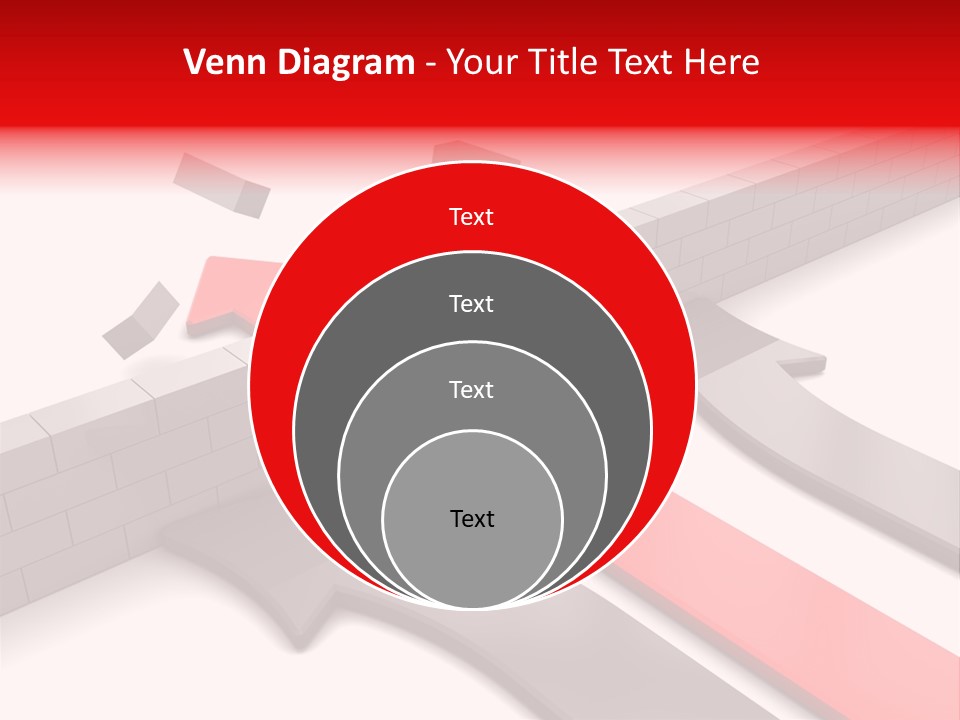 Arrow Achievement Forward PowerPoint Template