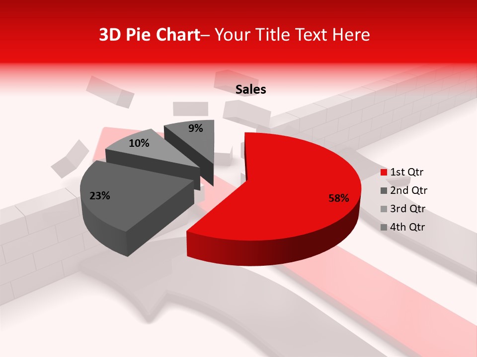 Arrow Achievement Forward PowerPoint Template