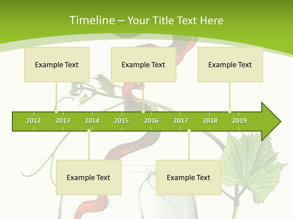 Beauty Liquid Vine PowerPoint Template