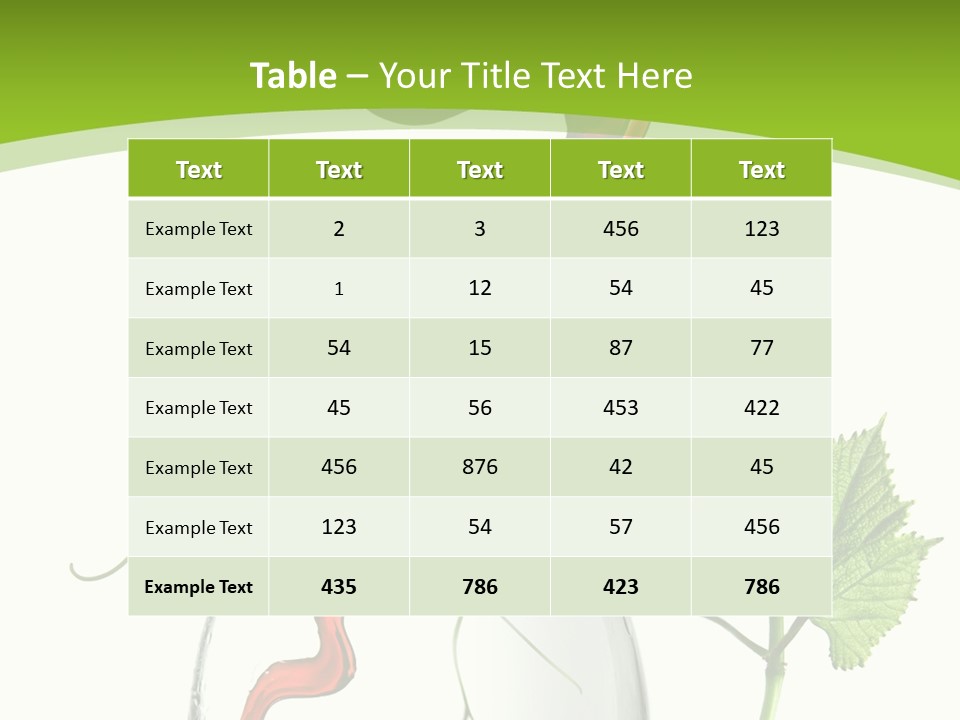 Beauty Liquid Vine PowerPoint Template