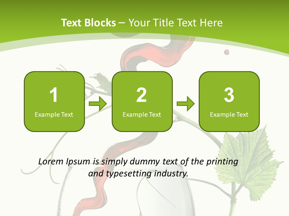 Beauty Liquid Vine PowerPoint Template