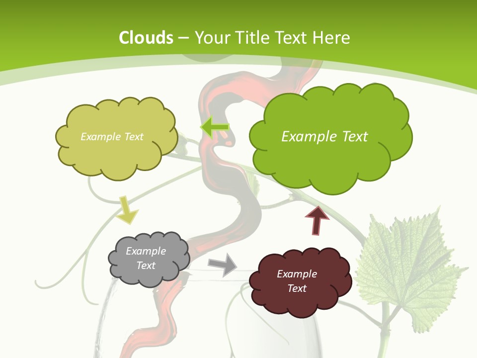 Beauty Liquid Vine PowerPoint Template