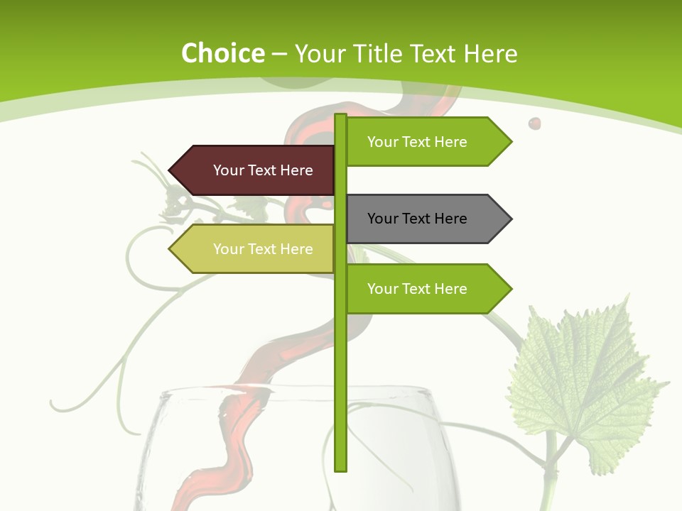 Beauty Liquid Vine PowerPoint Template