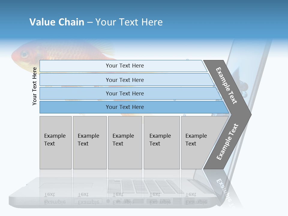 Isolated Computer White PowerPoint Template