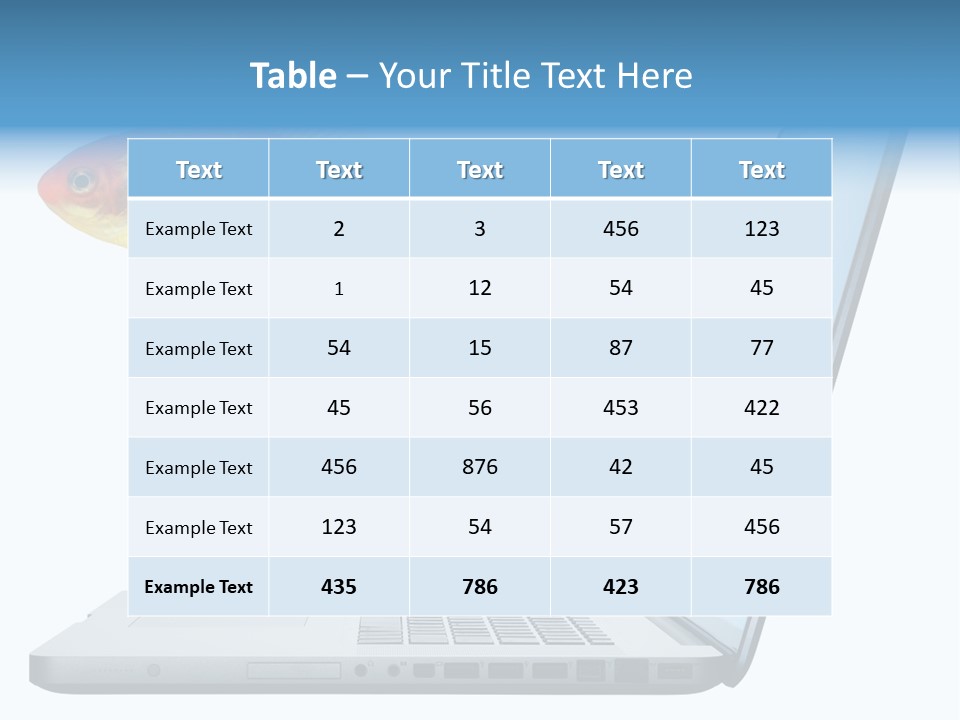 Isolated Computer White PowerPoint Template