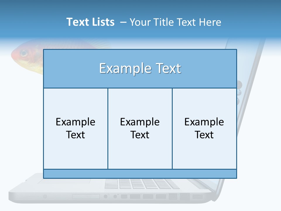 Isolated Computer White PowerPoint Template