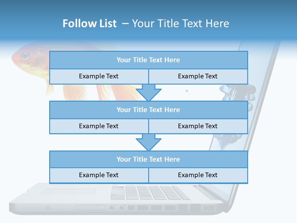 Isolated Computer White PowerPoint Template
