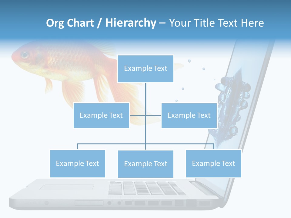 Isolated Computer White PowerPoint Template