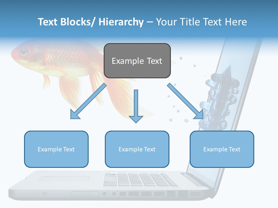 Isolated Computer White PowerPoint Template