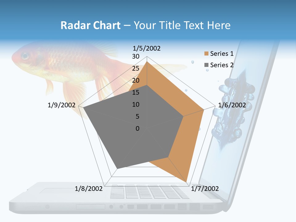 Isolated Computer White PowerPoint Template