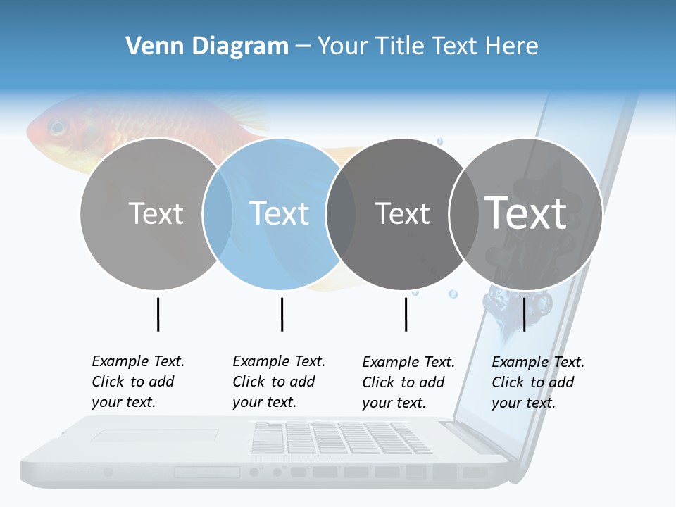 Isolated Computer White PowerPoint Template