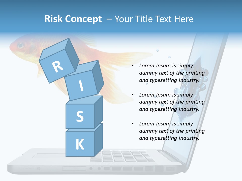 Isolated Computer White PowerPoint Template