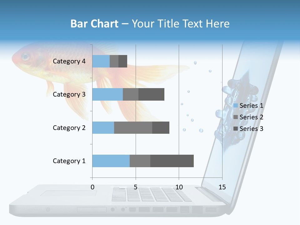 Isolated Computer White PowerPoint Template