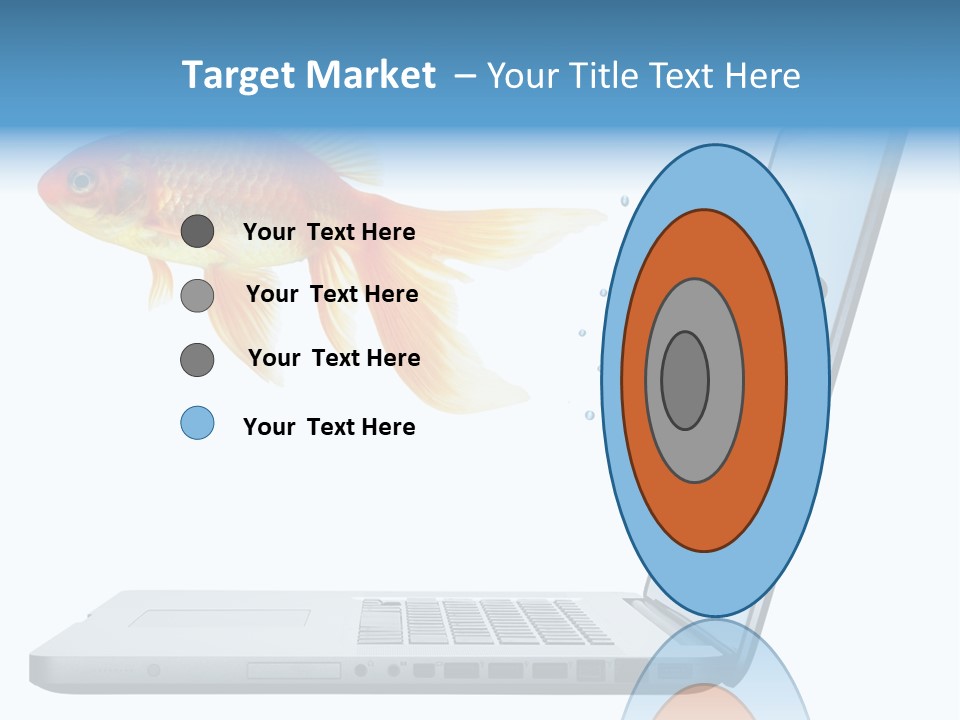 Isolated Computer White PowerPoint Template