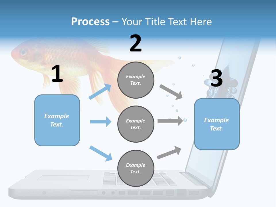 Isolated Computer White PowerPoint Template