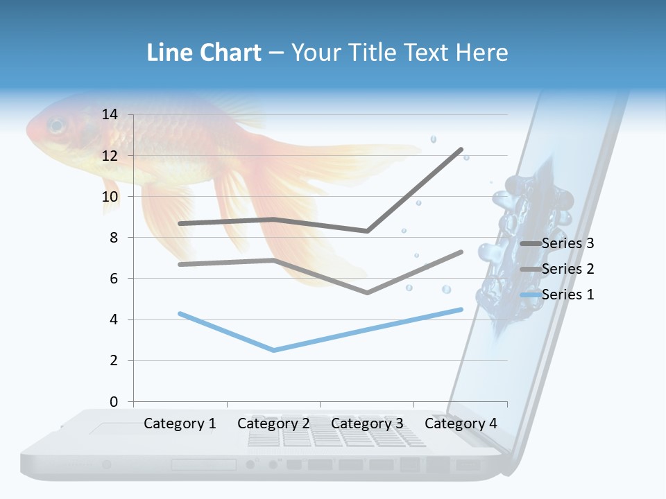 Isolated Computer White PowerPoint Template
