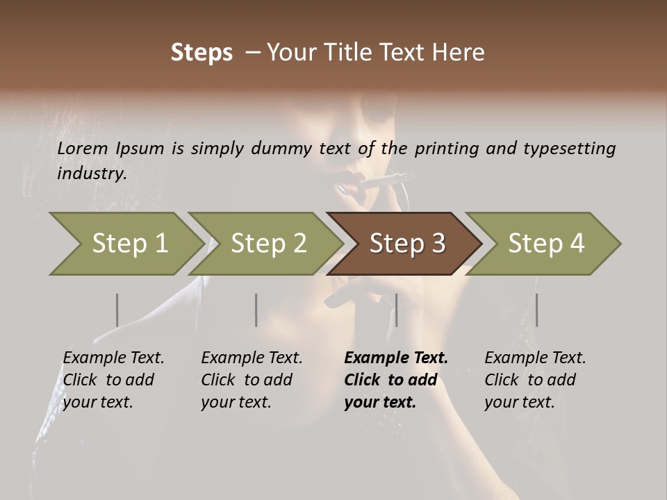 Face White Pimp PowerPoint Template