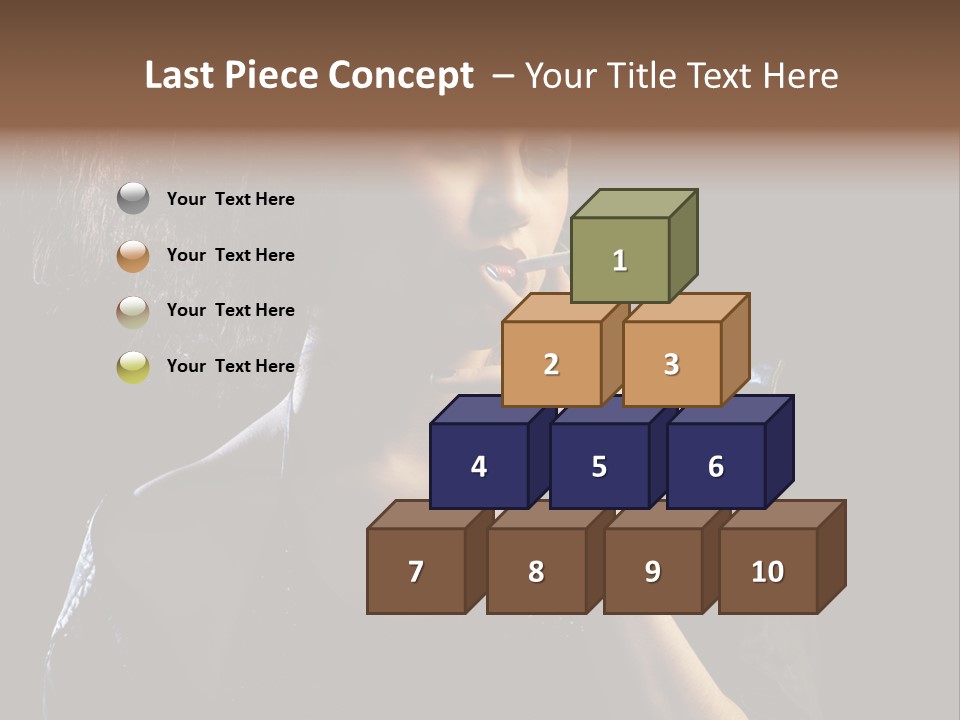 Face White Pimp PowerPoint Template