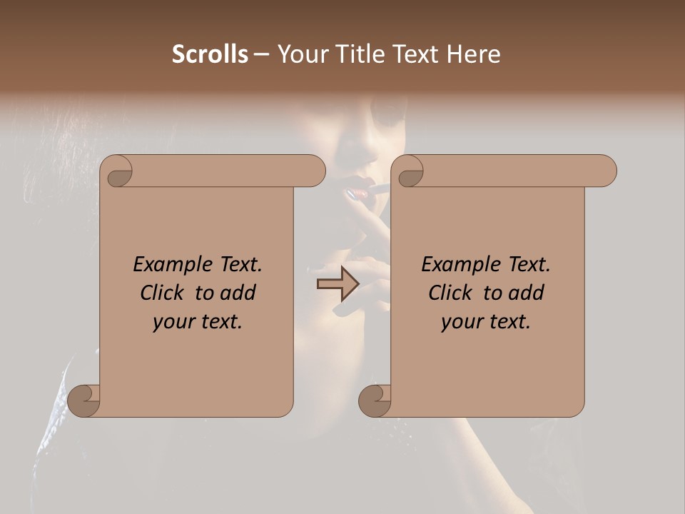 Face White Pimp PowerPoint Template