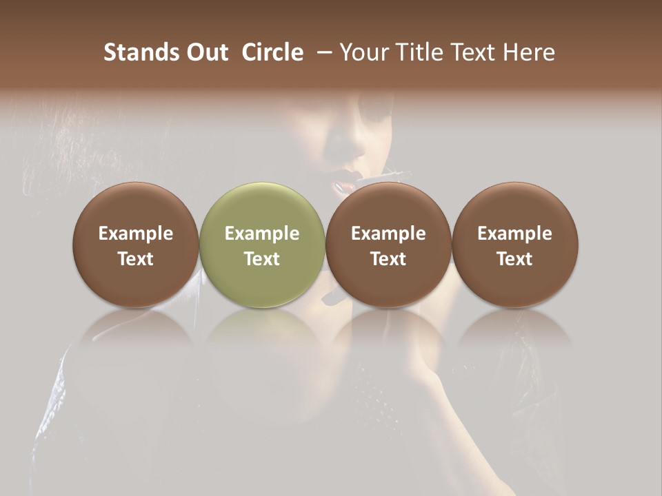 Face White Pimp PowerPoint Template