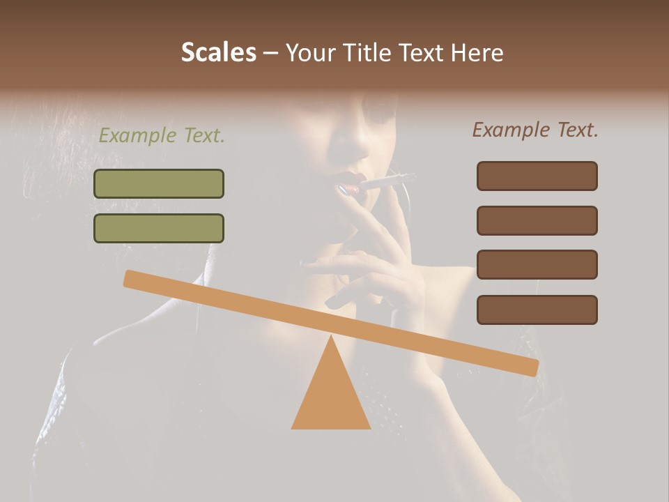Face White Pimp PowerPoint Template