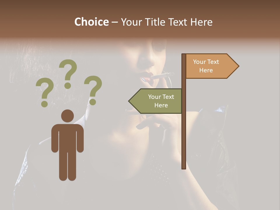 Face White Pimp PowerPoint Template