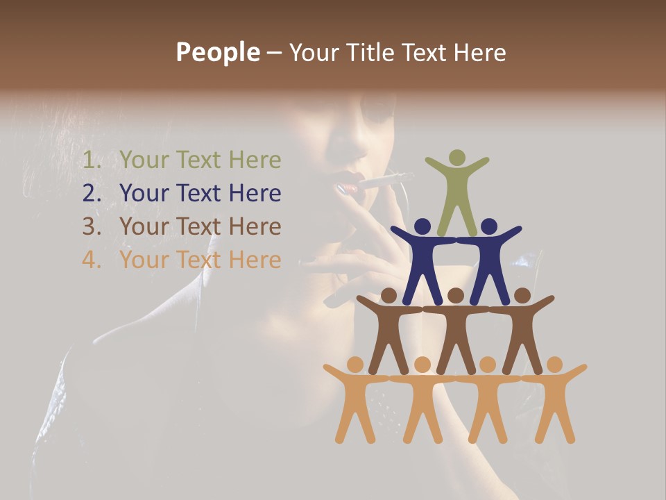 Face White Pimp PowerPoint Template