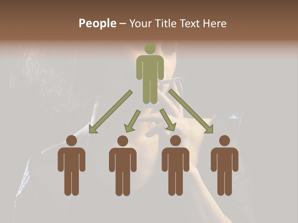 Face White Pimp PowerPoint Template